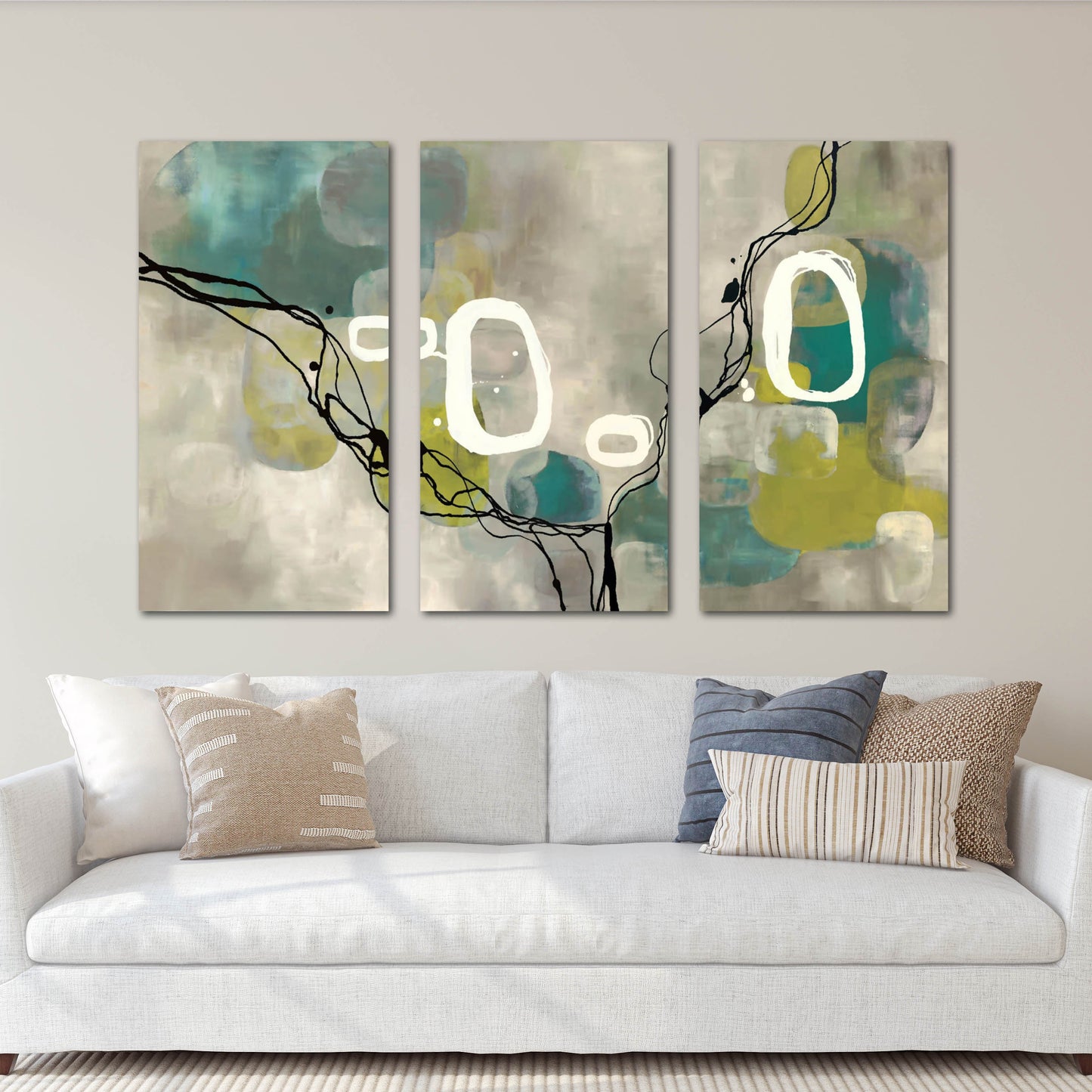 Moderne Wandkunst, abstrakte Leinwand, mehrteilige Wandkunst, druckbare Wandkunst, zeitgenössische Kunst, Wandkunst-Sets, geometrische Kunst