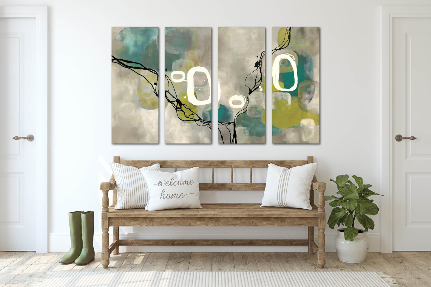 Moderne Wandkunst, abstrakte Leinwand, mehrteilige Wandkunst, druckbare Wandkunst, zeitgenössische Kunst, Wandkunst-Sets, geometrische Kunst