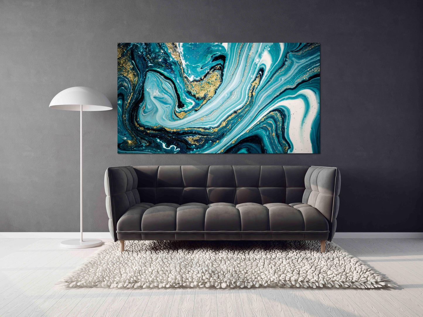 Marmor-Wand-Dekor Marmor Leinwand abstrakte abstrakte Wandkunst Gemälde auf Leinwand Multi-Panel-Wand-Kunst Marmor Leinwand Pour Malerei