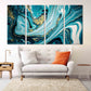 Marmor-Wand-Dekor Marmor Leinwand abstrakte abstrakte Wandkunst Gemälde auf Leinwand Multi-Panel-Wand-Kunst Marmor Leinwand Pour Malerei