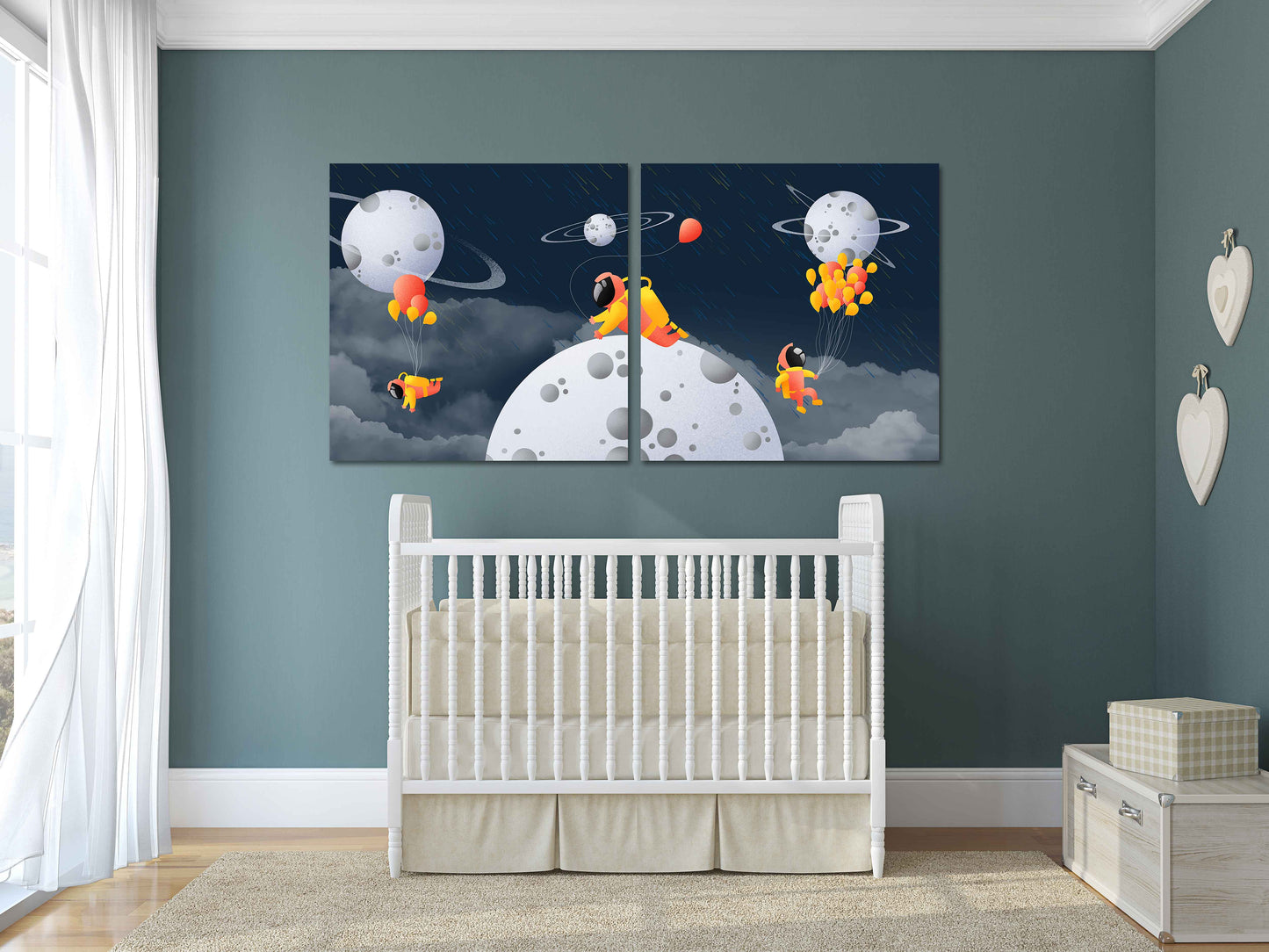 Weltraumposter Weltraum Home Wandbild Planeten Poster Сosmos Leinwandbild Wandkunst Space Marine Wanddekoration Fantasy Art
