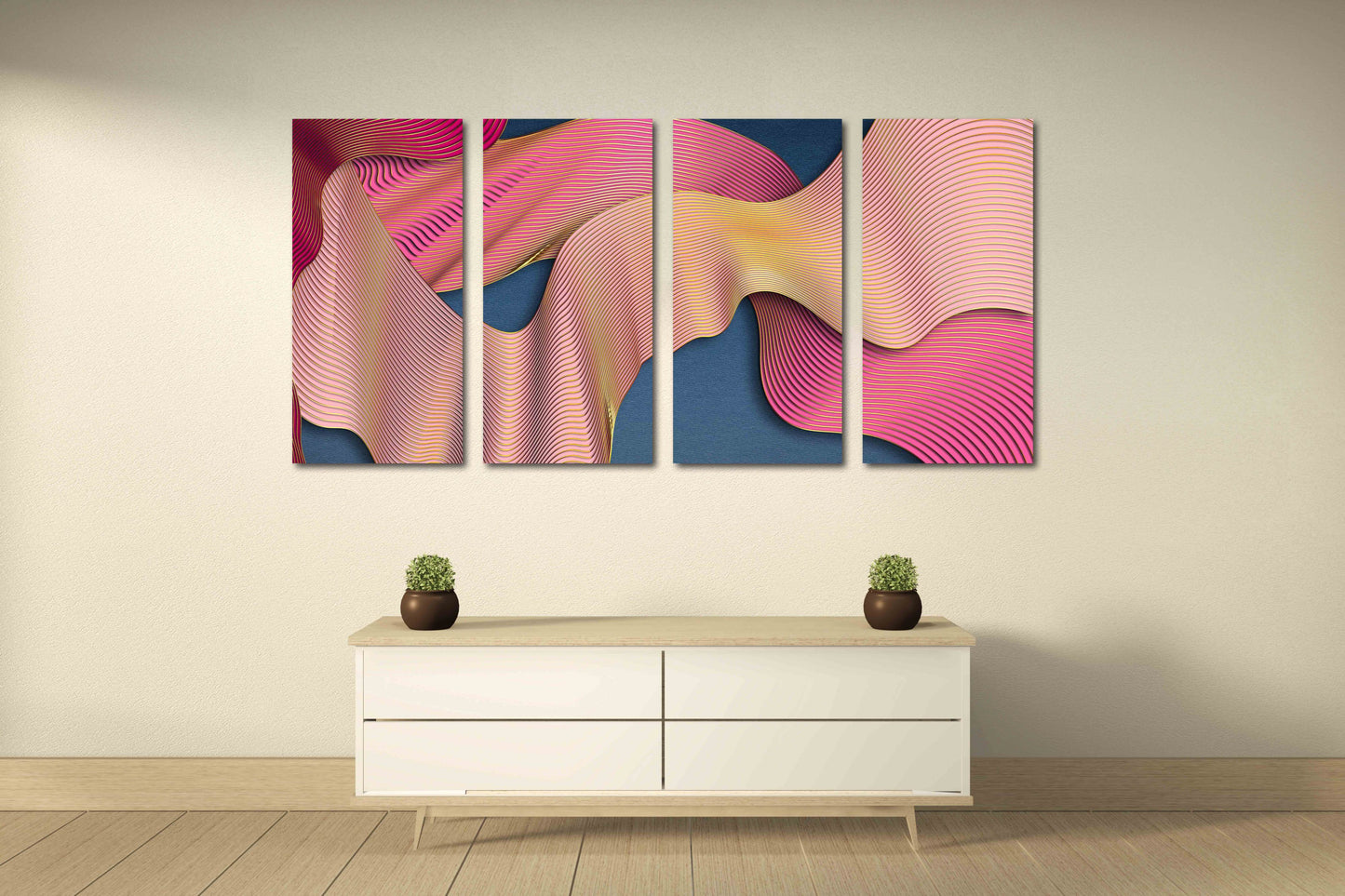 Moderne abstrakte Kunst, geometrische Muster, Wandcollage-Set, mehrteilige Leinwand, Wandkunst, Leinwandgemälde, abstrakte Wandkunst, Heimwanddekor