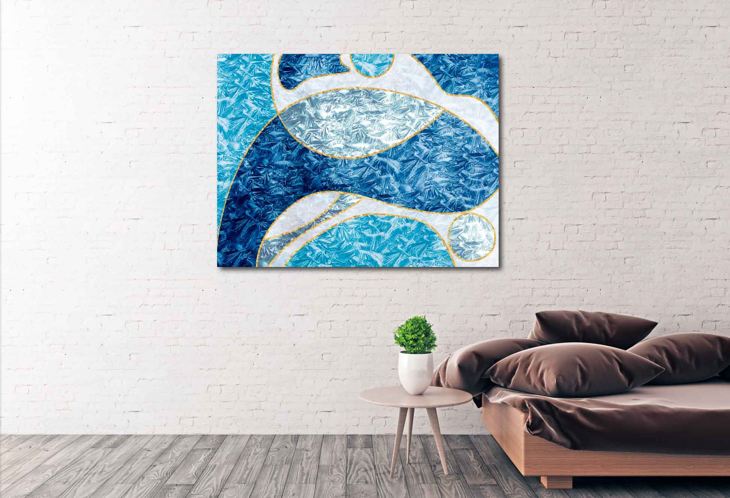 Abstraktes buntes Gemälde groß Moderne abstrakte Kunst Expressionistische Malerei Abstrakte Wandkunst 3-teiliger Rahmen Leinwand Home Wanddekoration