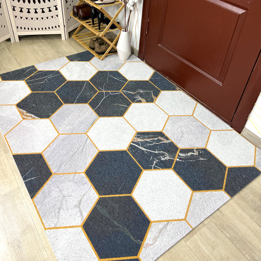 Schutzteppich, rutschfeste Matte für Eingangstüren „Zebra“