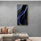 Marble wall art, abstract canvas print, blue and white art print, framed artwork, living room wall art, gift for him