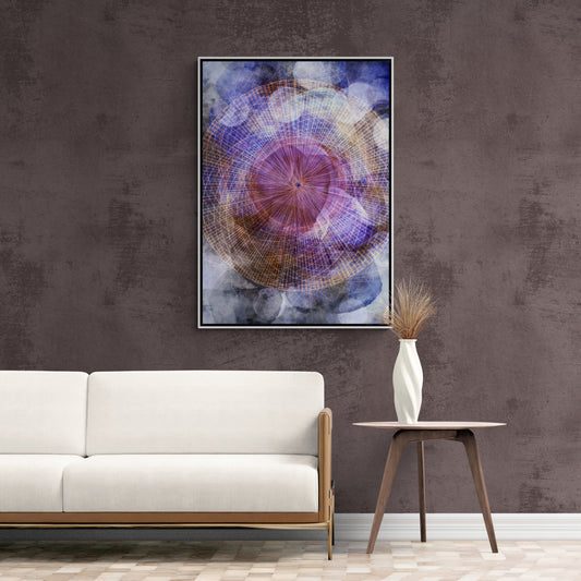 Abstract wall art, mystery canvas print, framed art print, modern wall art, printable wall art, artwork in aluminum frame, gift for boss, office wall art