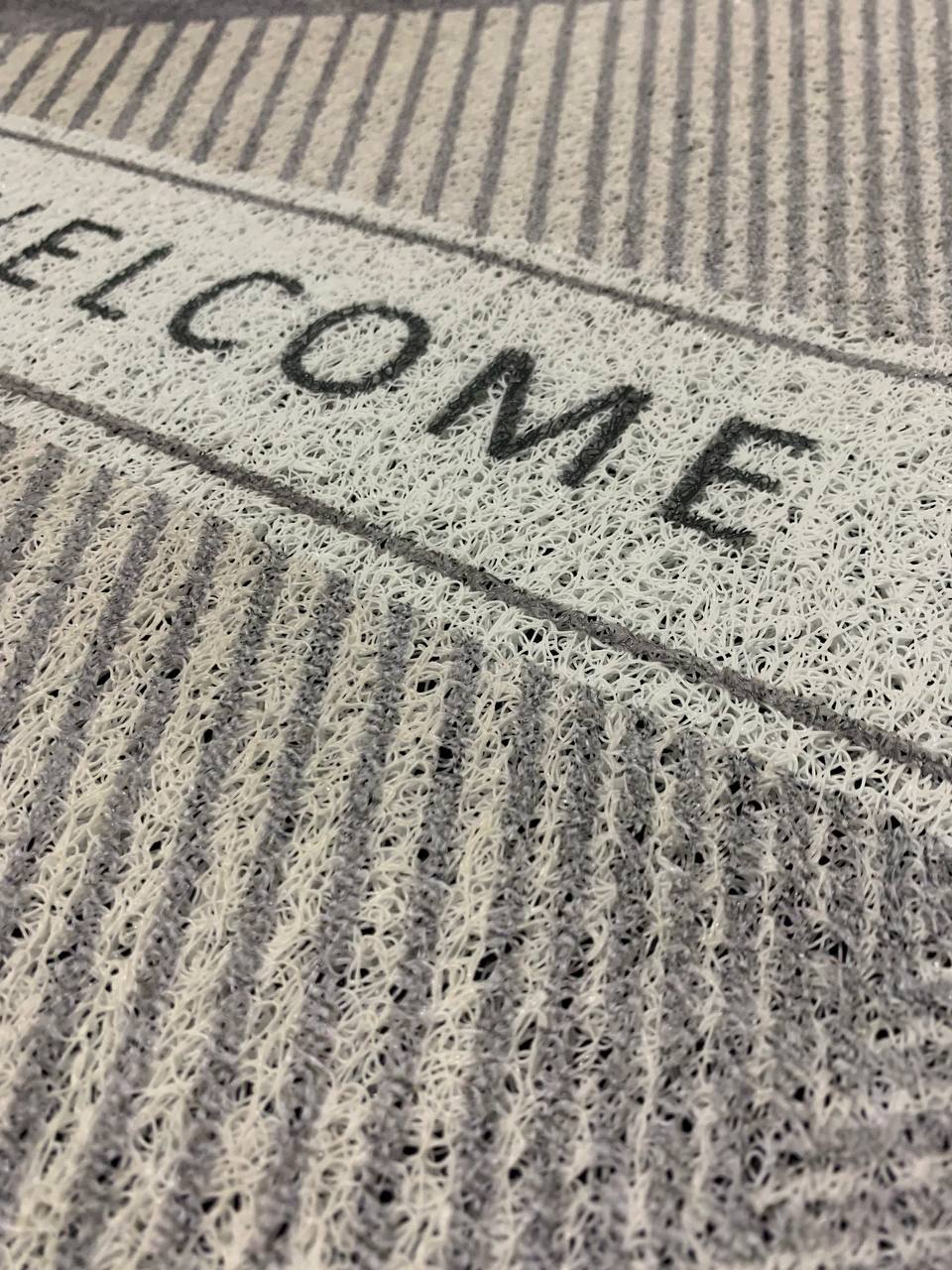 Universelle Fußmatte, Eingangsmatte "Grauer Rand"