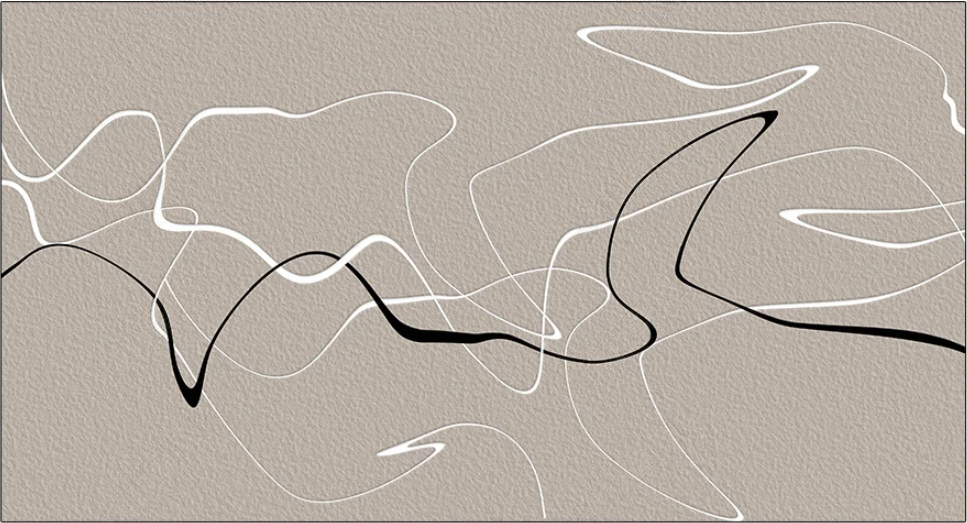 Wasserdichte PVC-Küchentischdecke, Küchenabdeckung mit Lederstruktur "Abstrakt"