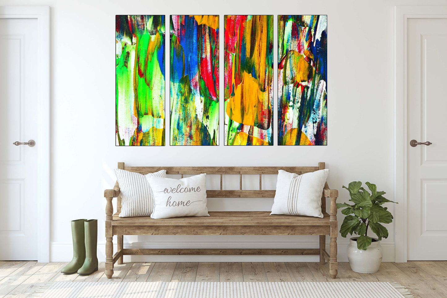 Abstract wall art paintings on canvas, home wall decor, abstract print, multi panel wall art abstract canvas trendy wall art Modern wall art