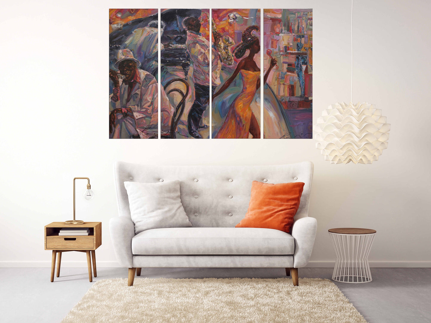 Music wall art jazz wall decor jazz club decor African american wall art Black woman wall art saxophone wall art jazz canvas print