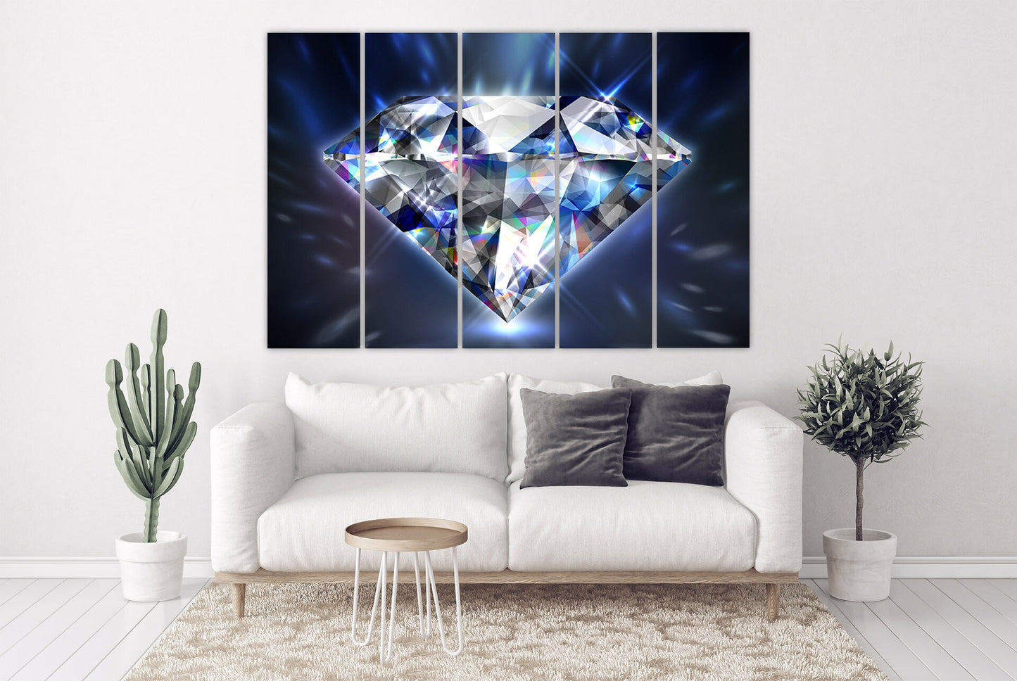 Diamond wall art Modern wall art paintings on canvas, home wall decor, canvas painting, wall hanging decor, very large paintings