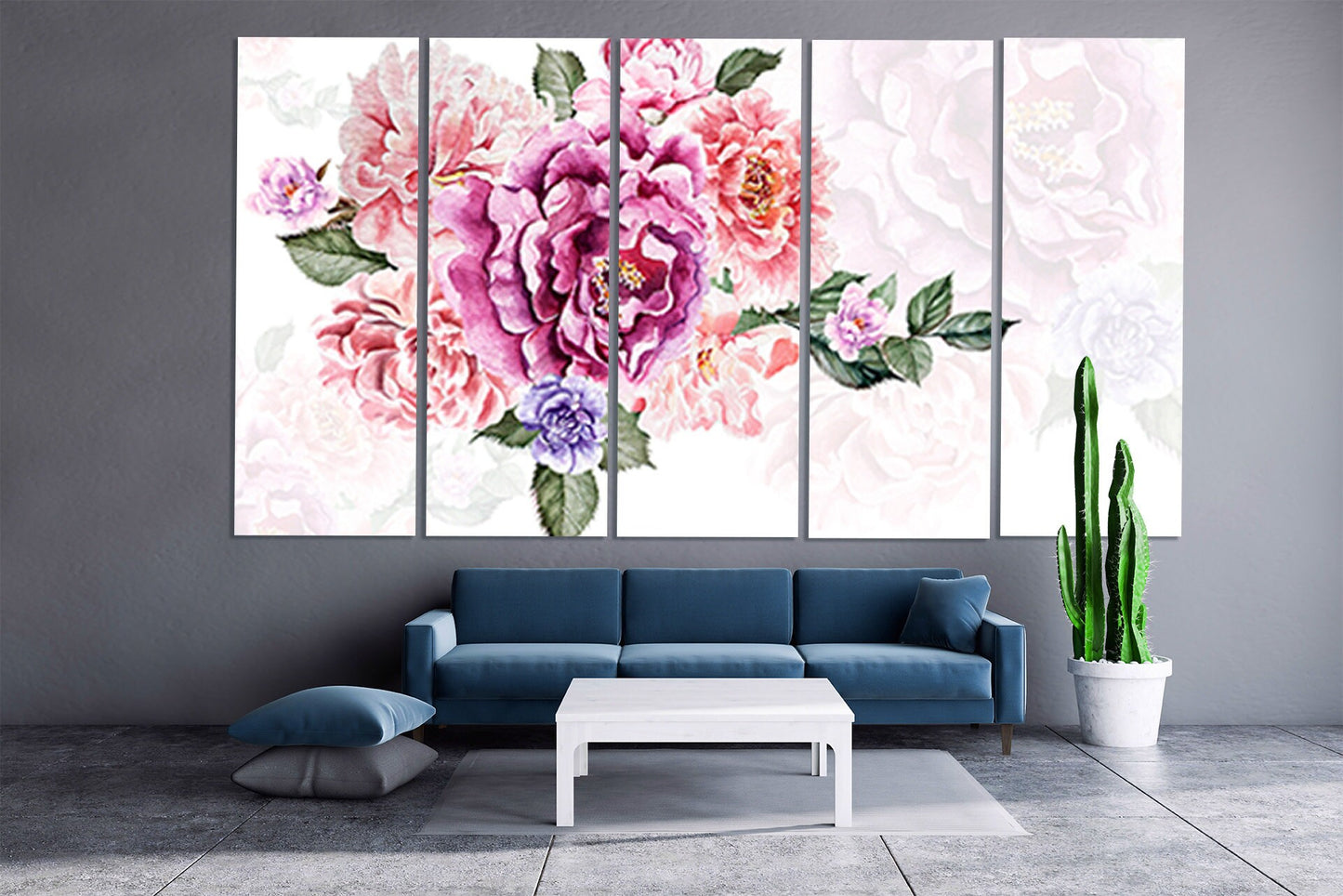 Wall art boho flowers, Botanical paintings, Flowers wall art paintings on canvas,  bouquet of flowers wall art, boho flowers print