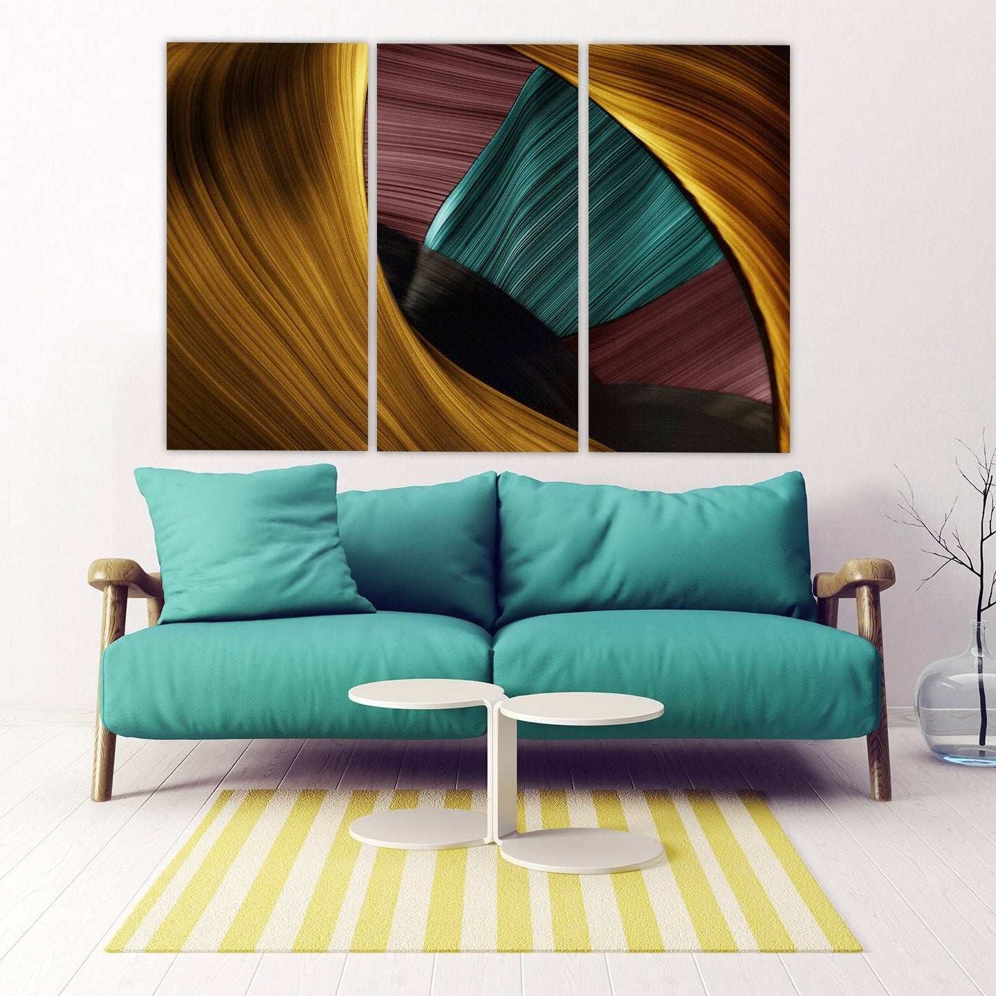 Contemporary art Abstract Multi panel Extra large canvas wall art Home decor gift Abstract painting