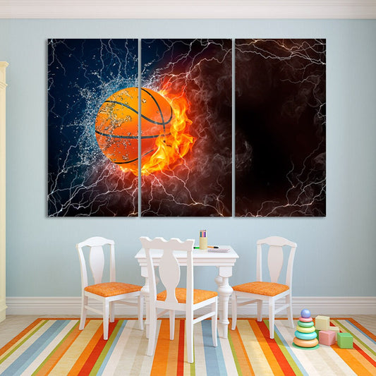 Soccer ball art Football wall art American Football Sports wall art Large abstract art Large canvas art Soccer wall art football player gift