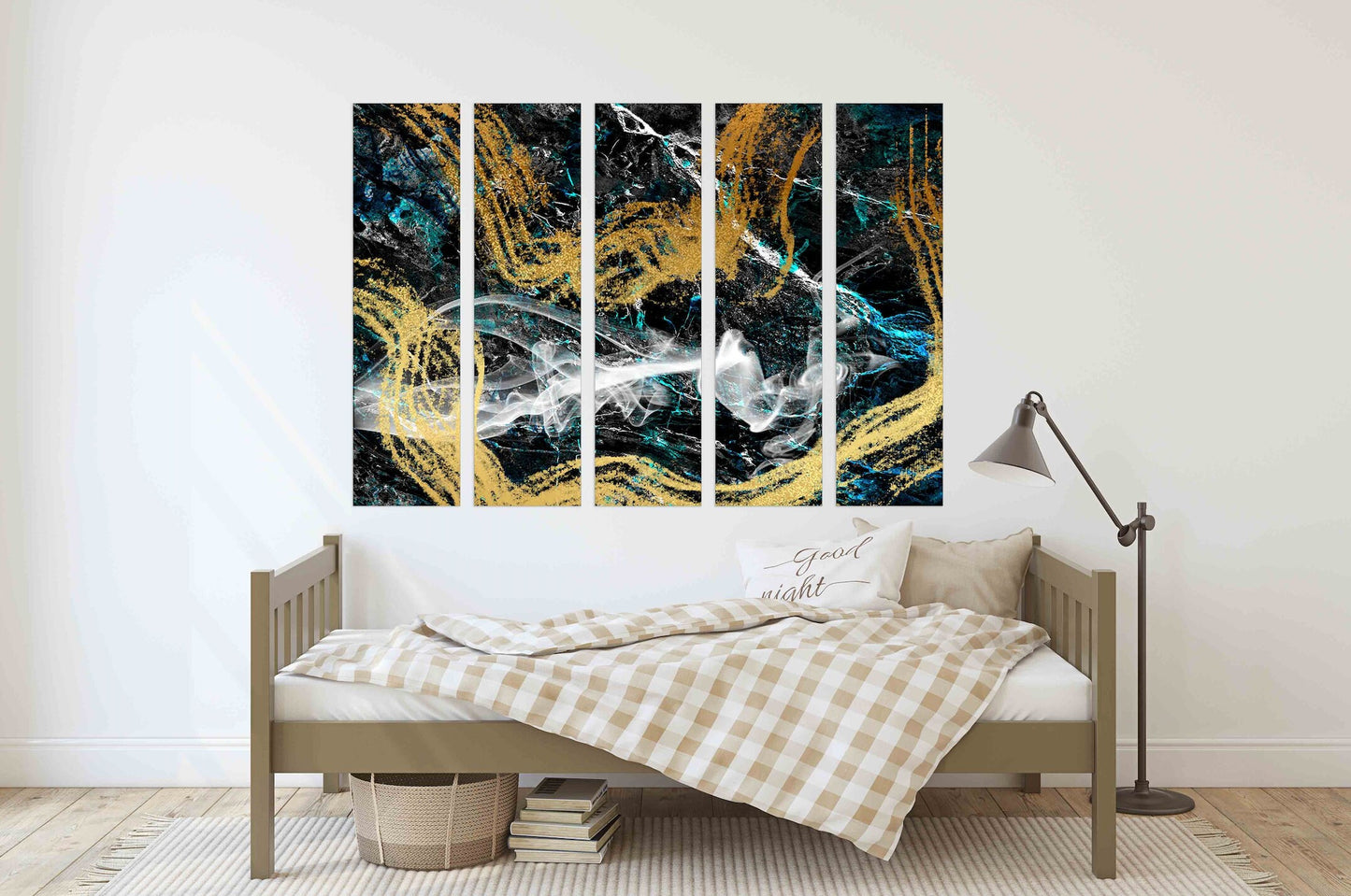 Geometric patterns Modern abstract art Wall collage kit Multi panel canvas Wall art Canvas painting Abstract wall art Home wall decor