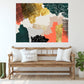 Abstract colorful painting large Modern abstract art Abstract expressionist painting Wall collage kit Abstract wall art Home wall decor