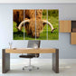 Bull Print Home Wall Decor Bedroom Animal Painting Wild Animal For Bedroom Living Room Kitchen Wall Art