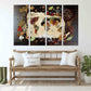 Spices set Kitchen spices print Spices art Map wall art Multi panel wall art Kitchen wall art Extra large wall art Home wall decor