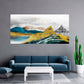 Mountain lake painting original art lake Home wall decor Canvas painting Outdoors mountains wall art Rocks and mountains