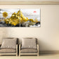 Gold mountains japanese wall art canvas paintings, wall pictures mountains, asian nature wall art, bedroomwall decor, mountain art print