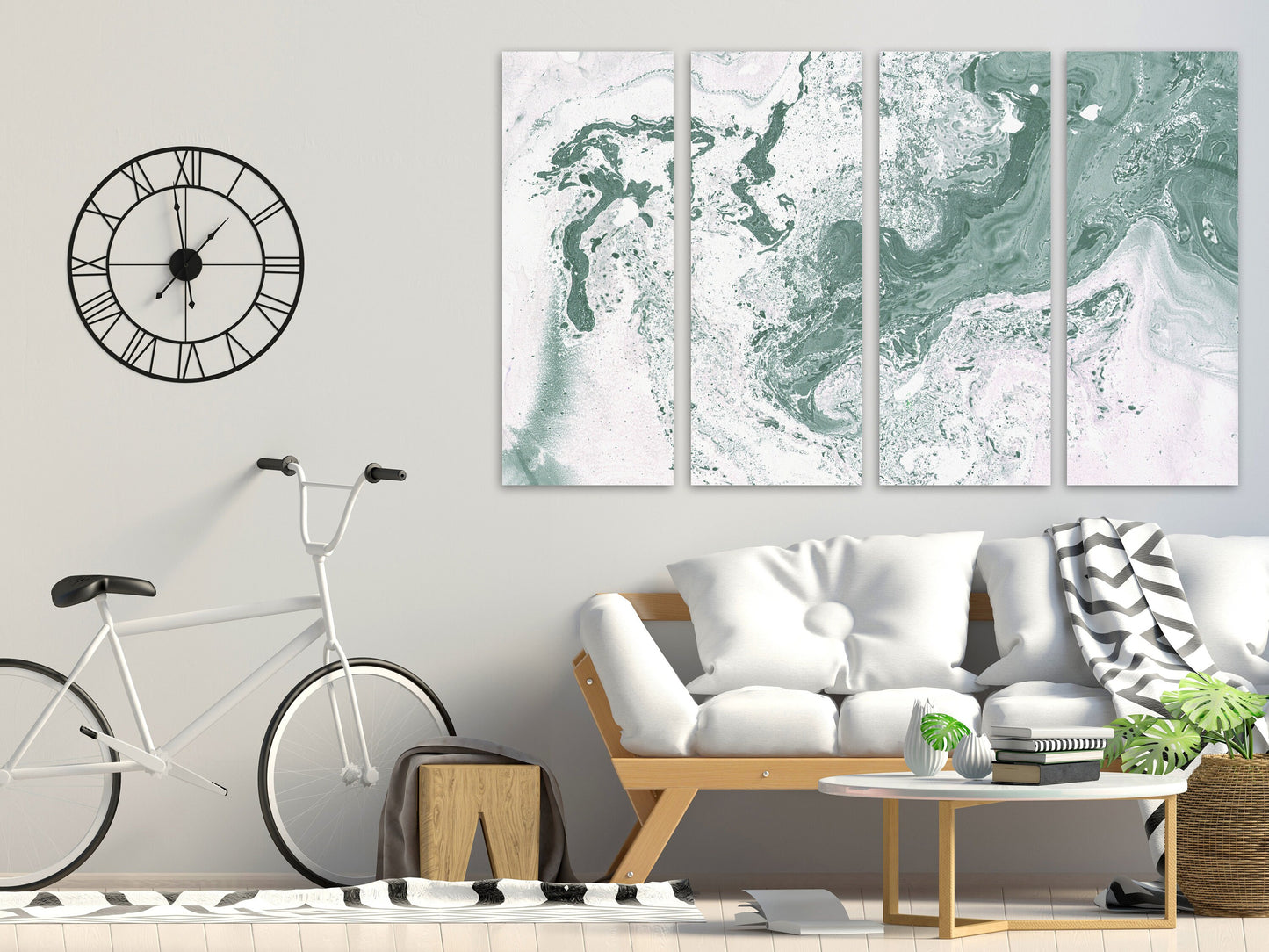 Abstract canvas wall art, marble wall decor canvas, abstract paintings, multi panel wall art, marble canvas