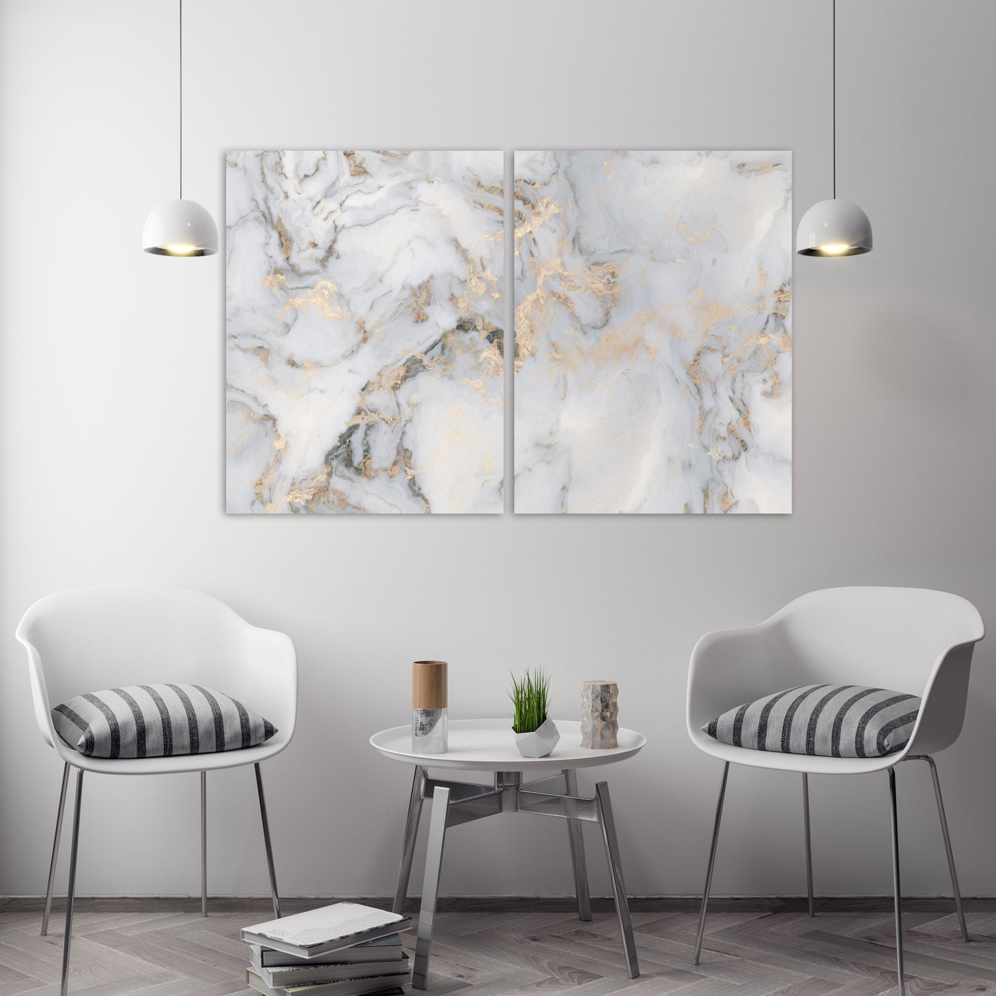 Marble canvas abstract, marble wall decor, white and gold wall art abstract wall art paintings on canvas, multi panel wall art