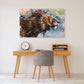 Lion wall art, african animal canvas wall art Lion's mane multi panel extra large canvas art painting Home wall decor