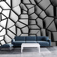 Abstract wallpaper Peel and stick wallpaper Photo wallpaper Textured wallpaper black wallpapers geometric wallpaper 3d wall mural