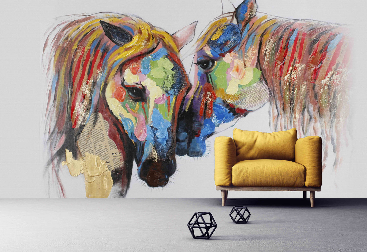 Horse wallpaper Peel and stick wallpaper Photo wallpaper Textured wallpaper adhesive wallpaper Bedroom wallpaper