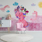 Nursery girl wallpaper Blush wallpaper Removable wallpaper Textured wallpaper nursery wallpaper vinyl wallpaper Wall mural photography