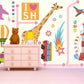 Kids room decor for girl and boy Removable wallpaper Baby vinyl wallpaper wall Animals print Peel and stick