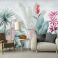 Tropical art Peel and stick wallpaper Herb prints wall art Self adhesive mural Home wall decor wall mural prints exotic wallpaper